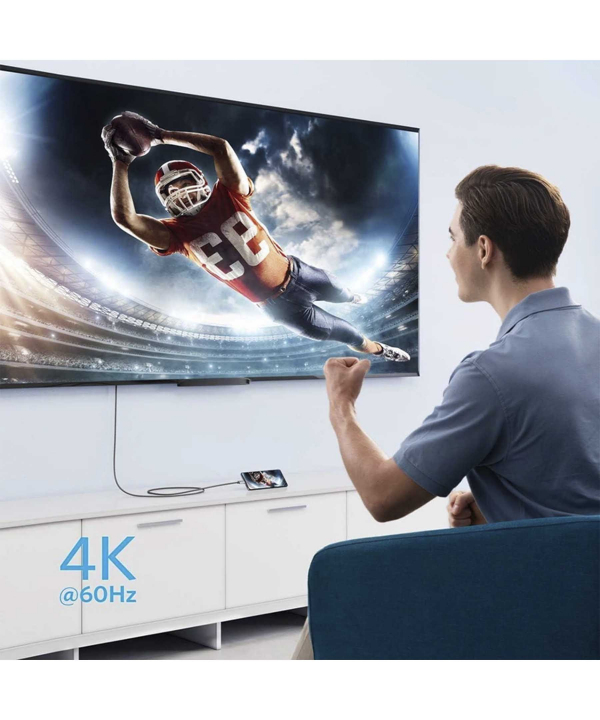 کابل تبدیل USB-C به HDMI 4K انکر مدل A8730 به طول 1.8 متر
