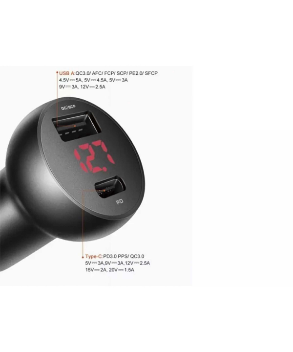 شارژر فندکی سریع دو پورت مک دودو Mcdodo 30W Car Charger CC-681