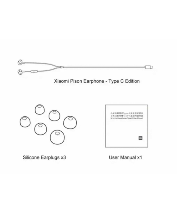 هندزفری تایپ سی شیائومی Xiaomi Piston Earphone Type-C HSEJ04WM
