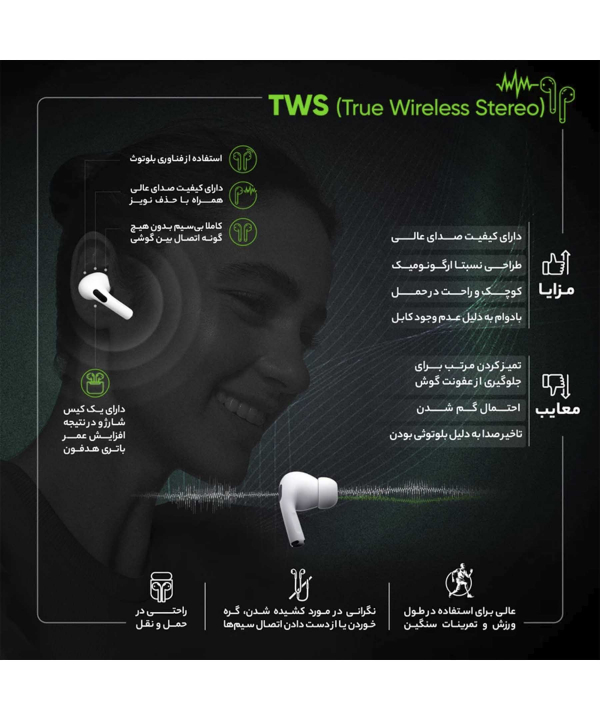 هدفون بلوتوثی انکر مدل Soundcore Life P3 A3939