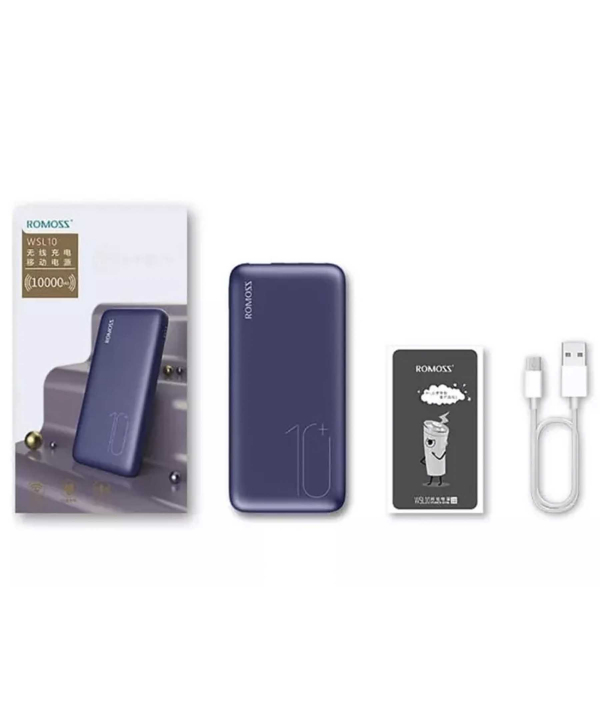 پاور بانک و شارژر وایرلس روموس Romoss WSL10 10000mAh Power Bank