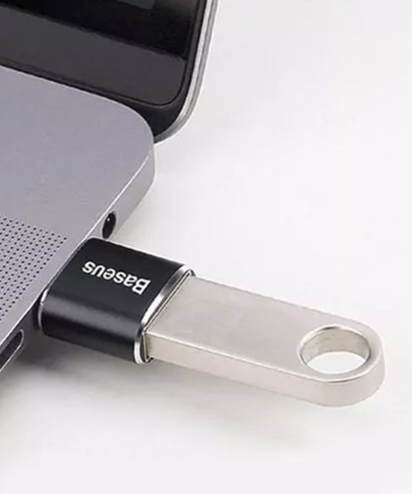 مبدل تایپ سی به یو اس بی بیسوس Baseus OTG USB Female to Type-C Male Adapter