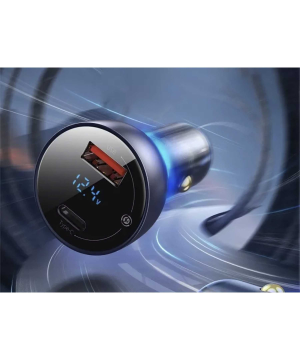 شارژر فندکی فست شارژ ماشین تایپ سی بیسوس CCKX-C0A