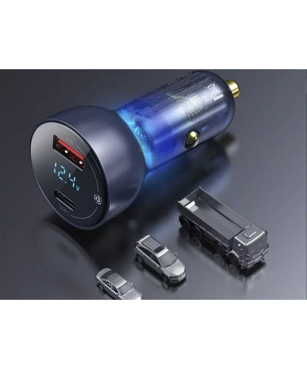 شارژر فندکی فست شارژ ماشین تایپ سی بیسوس CCKX-C0A