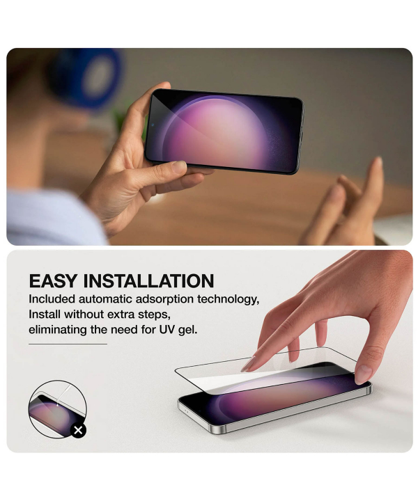 گلس تمام صفحه گوشی سامسونگ اس 24 Full Glass Screen Protector