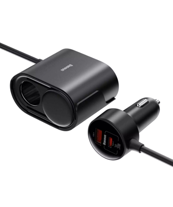 شارژر فندکی فست شارژ ماشین تایپ سی 30 وات بیسوس BS-CG010