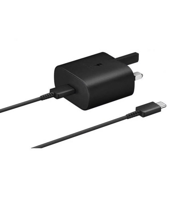 شارژر اصلی تایپ سی سامسونگ 45 واتی با کابل دو سر تایپ سی یک متری Samsung Super Fast Charger 45W EP-TA845