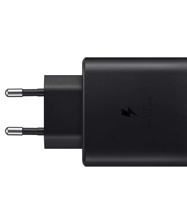 شارژر اصلی تایپ سی سامسونگ 45 واتی با کابل دو سر تایپ سی یک متری Samsung Super Fast Charger 45W EP-TA845