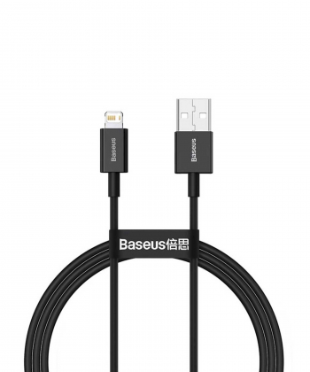 کابل شارژ سریع و انتقال داده یک متری لایتنینگ بیسوس Baseus superior series fast charging 1m cable 2.4A