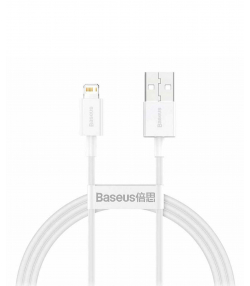 کابل شارژ سریع و انتقال داده یک متری لایتنینگ بیسوس Baseus superior series fast charging 1m cable 2.4A