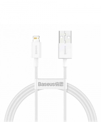 کابل شارژ سریع و انتقال داده یک متری لایتنینگ بیسوس Baseus superior series fast charging 1m cable 2.4A