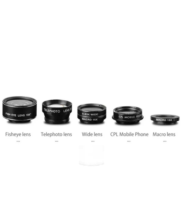 کیت لنز موبایل 5 تایی ایبولو Iboolo 5-in-1 Mobile Lens Kit