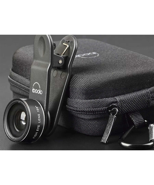 کیت لنز موبایل 5 تایی ایبولو Iboolo 5-in-1 Mobile Lens Kit