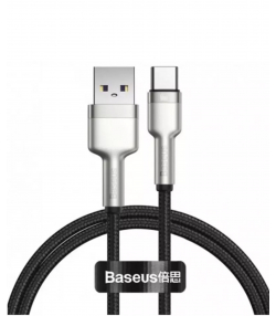 کابل تایپ سی شارژر سریع 66 وات بیسوس Baseus Cafule Series Metal Data Cable USB to Type-C 1m CAKF000101