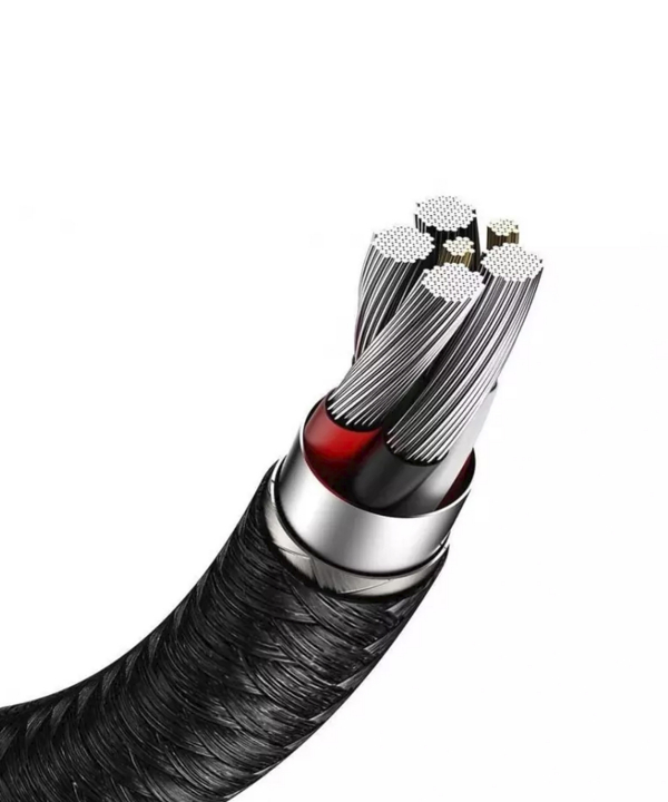 کابل تایپ سی شارژر سریع 66 وات بیسوس Baseus Cafule Series Metal Data Cable USB to Type-C 1m CAKF000101