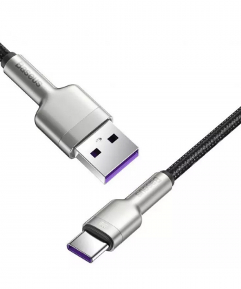 کابل تایپ سی شارژر سریع 66 وات بیسوس Baseus Cafule Series Metal Data Cable USB to Type-C 2m CAKF000101
