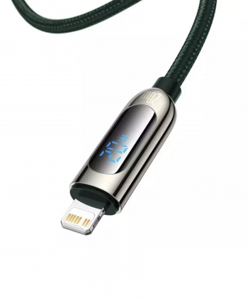 کابل شارژ لایتنینگ به تایپ سی 20 وات بیسوس Baseus Display Fast Charging Data Cable 2m CATLSK-A01