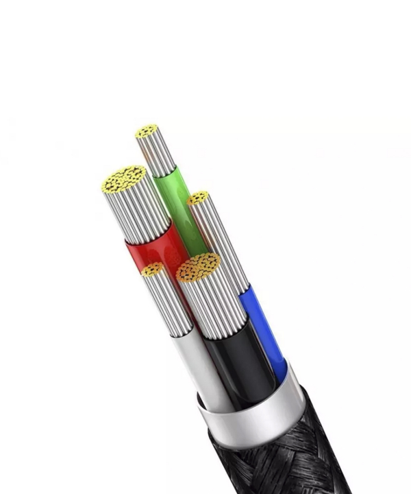 کابل شارژ لایتنینگ به تایپ سی 20 وات بیسوس Baseus Display Fast Charging Data Cable 2m CATLSK-A01