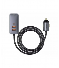هاب شارژر و شارژر فندکی سریع بیسوس Baseus Share Together Fast Car Charger 120W CCBT-B0G