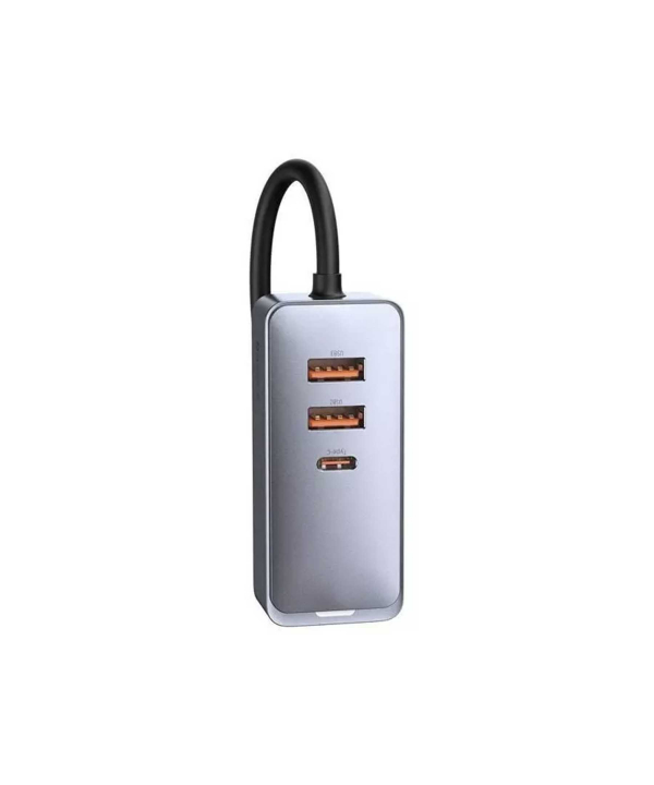 هاب شارژر و شارژر فندکی سریع بیسوس Baseus Share Together Fast Car Charger 120W CCBT-B0G