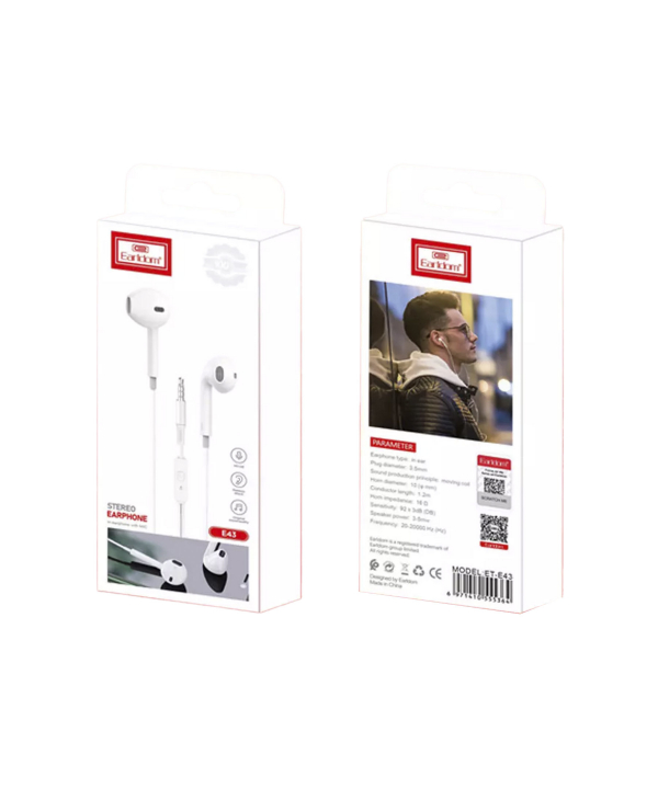 هندزفری با سیم ارلدام Earldom ET-E43 3.5mm headphone