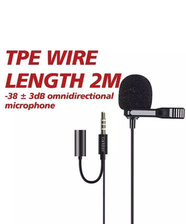 میکروفون 3.5 میلیمتری ارلدام Earldom ET-E38 3.5mm Wired Microphone