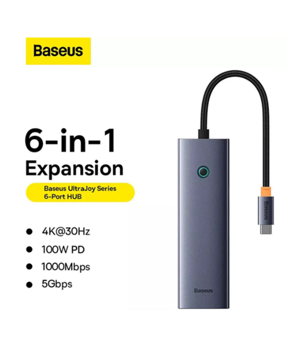 هاب تایپ سی 6 پورت بیسوس B00052802811-00 BS-OH151