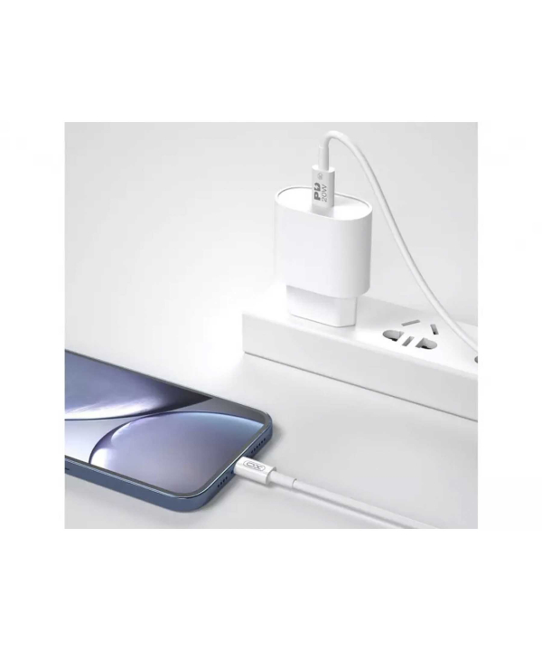 کابل شارژ سریع لایتنینگ به تایپ‌سی یک متری ایکس‌او XO PD 20W fast charging cable NB Q189A