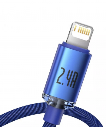 کابل لایتنینگ 2 متری بیسوس Baseus CAJY0000101 Crystal Shine 2m Lightning Cable