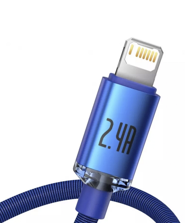 کابل لایتنینگ 2 متری بیسوس Baseus CAJY0000101 Crystal Shine 2m Lightning Cable