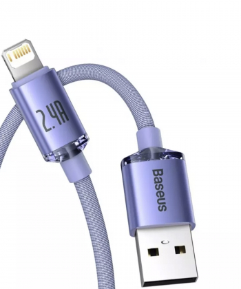 کابل لایتنینگ 2 متری بیسوس Baseus CAJY0000101 Crystal Shine 2m Lightning Cable
