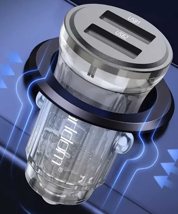 شارژر فندکی فست شارژ ماشین 15 وات ارلدام ES-CC24