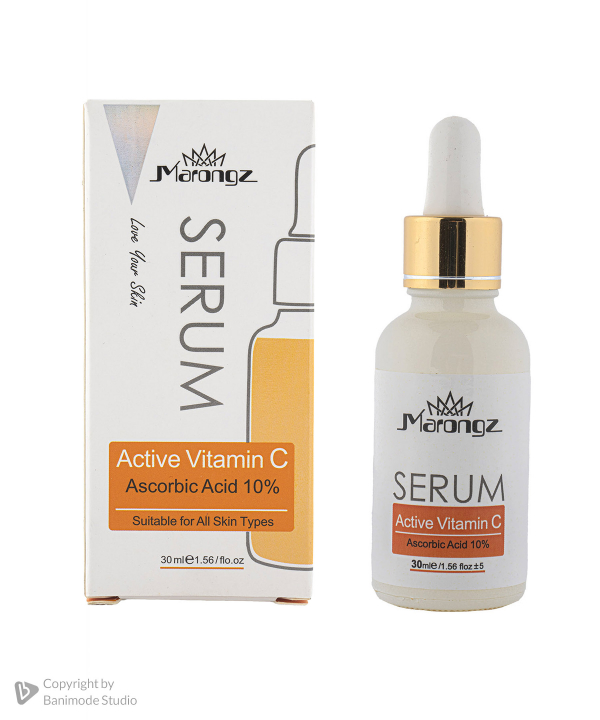 سرم آبرسان مارونگز Marongz حاوی آسکوربیک اسید و Vitamin C حجم 30 میلی‌لیتر