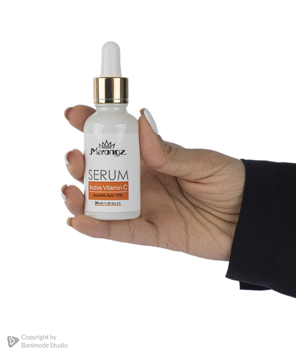سرم آبرسان مارونگز Marongz حاوی آسکوربیک اسید و Vitamin C حجم 30 میلی‌لیتر