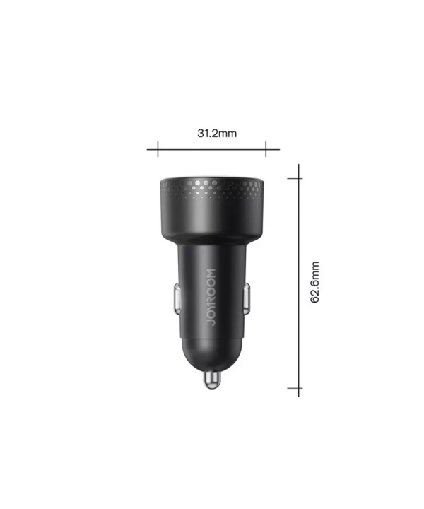 شارژر فندکی فست شارژ ماشین تایپ سی 53 وات جویروم JR-CCD01