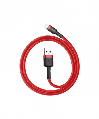 کابل شارژ یو اس بی به لایتنینگ 2.4 آمپر 0.5 متری بیسوس Baseus USB to Lightning charging cable with a power 2.4A CALKLF-A09