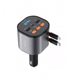 شارژر فندکی فست شارژ ماشین 15 وات و اف ام پلیر گرین GNFMRCH50WBK