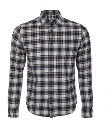 پیراهن مردانه چهارخانه جین وست Jeanswest