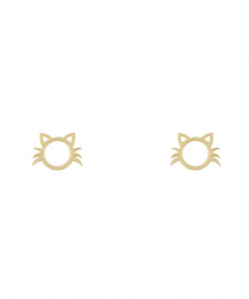 گوشواره گربه سیبیل دار کالکشن حوض نقاشی درریس Doris کد P1367