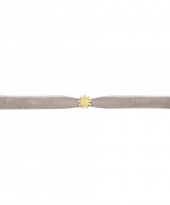 پلاک گل وسط دامبله شیاردار با ربان کالکشن حوض نقاشی درریس Doris کد P1412