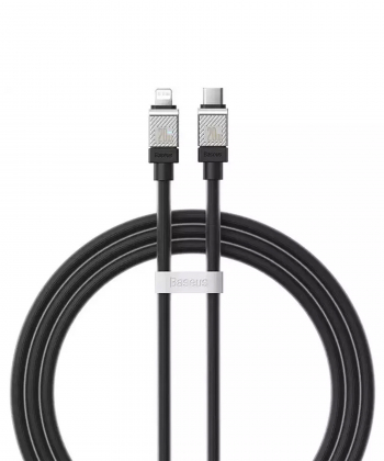 کابل شارژ سریع تایپ سی به لایتنینگ 20 وات یک متری بیسوس Baseus USB-C to Lightning Coolplay Series CAKW000002