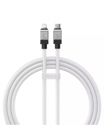 کابل شارژ سریع تایپ سی به لایتنینگ 20 وات یک متری بیسوس Baseus USB-C to Lightning Coolplay Series CAKW000002