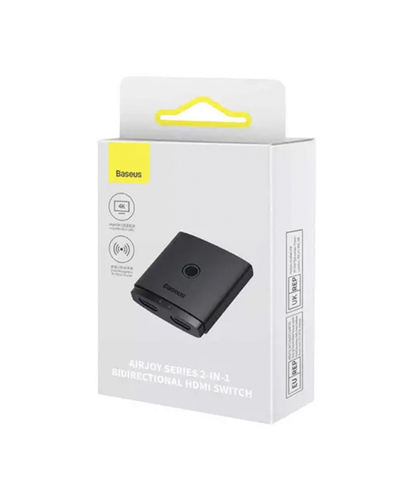 مبدل اچ دی ام آی دو در یک بیسوس Baseus AirJoy Series2-in-1 BidirectionalHDMI Switch B01331105111-00