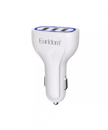 شارژر فندکی سه پورت یو اس بی 3.1 آمپر ارلدام ES-CC13