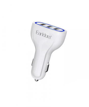 شارژر فندکی سه پورت یو اس بی 3.1 آمپر ارلدام ES-CC13