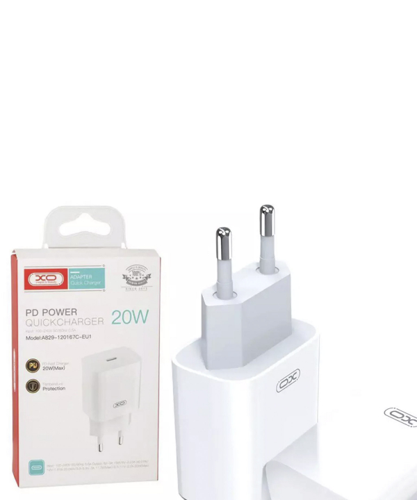 شارژر دیواری تایپ سی 20 وات ایکس او XO A829 type-c PD Quick Charger
