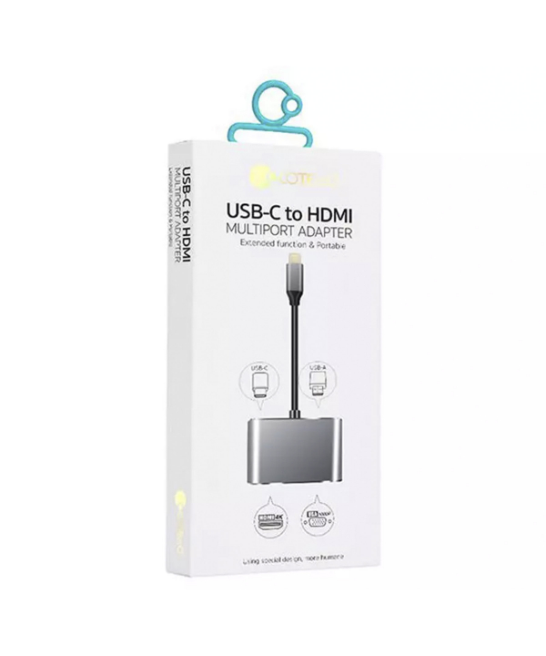 هاب تایپ سی 4 پورت کوتتسی Coteeci UCB-C To HDMI Multiport Adapter 83013