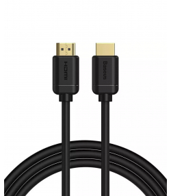 کابل اچ دی ام آی به اچ دی ام آی دو متری بیسوس Baseus HDMI 2.0 cable 4K 60 Hz 3D HDR 18 Gbps CAKGQ-B01