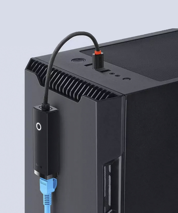 کابل تبدیل یو اس بی به پورت شبکه RJ45 LAN بیسوس Baseus