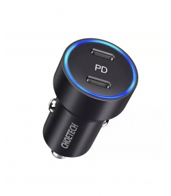 شارژر فندکی فست شارژ ماشین تایپ سی 36 وات چویتک C0054